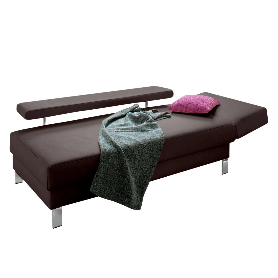 Loftscape Méridienne Athmos (convertible) - Marron chocolat - Accoudoir monté à droite (vu de face) 5 Loftscape Méridienne Athmos (convertible) - Marron chocolat - Accoudoir monté à droite (vu de face) – Image 3