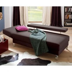 Loftscape Méridienne Athmos (convertible) - Marron chocolat - Accoudoir monté à droite (vu de face) 28 Loftscape Méridienne Athmos (convertible) - Marron chocolat - Accoudoir monté à droite (vu de face) -Meubles de salon Soldes recamiere athmos mit schlaffunktion kunstleder armlehne davorstehend rechts schokoladenbraun 1720438