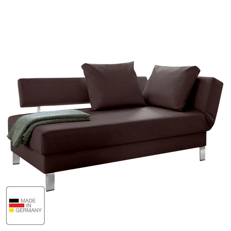 Loftscape Méridienne Athmos (convertible) - Marron chocolat - Accoudoir monté à droite (vu de face) 4 Loftscape Méridienne Athmos (convertible) - Marron chocolat - Accoudoir monté à droite (vu de face) – Image 2