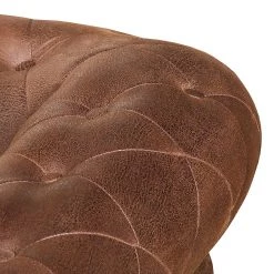 Ars manufacti Méridienne Benavente - Aspect vieux cuir marron - Accoudoir à droite (vue de face) -Meubles de salon Soldes recamiere benavente antiklederlook braun armlehne davorstehend rechts 406256