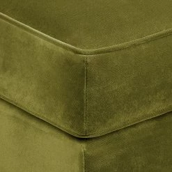 Jack & Alice Récamière Blomma - Velours vert olive - Accoudoir à gauche (vue de face) - Noyer -Meubles de salon Soldes recamiere blomma samtstoff olivgruen armlehne davorstehend links nussbaum 3671213