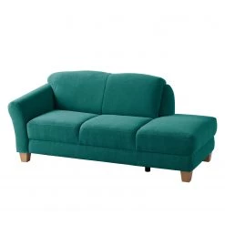 Ars Natura Méridienne Cebu - Bleu pétrole - Accoudoir monté à gauche (vu de face)