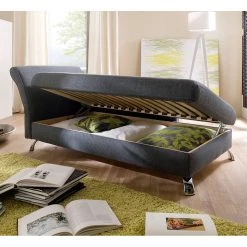 Fredriks Méridienne Habay (convertible) - Accoudoir monté à gauche (vu de face) 19 Fredriks Méridienne Habay (convertible) - Accoudoir monté à gauche (vu de face) -Meubles de salon Soldes recamiere habay mit schlaffunktion webstoff armlehne davorstehend links 1720982