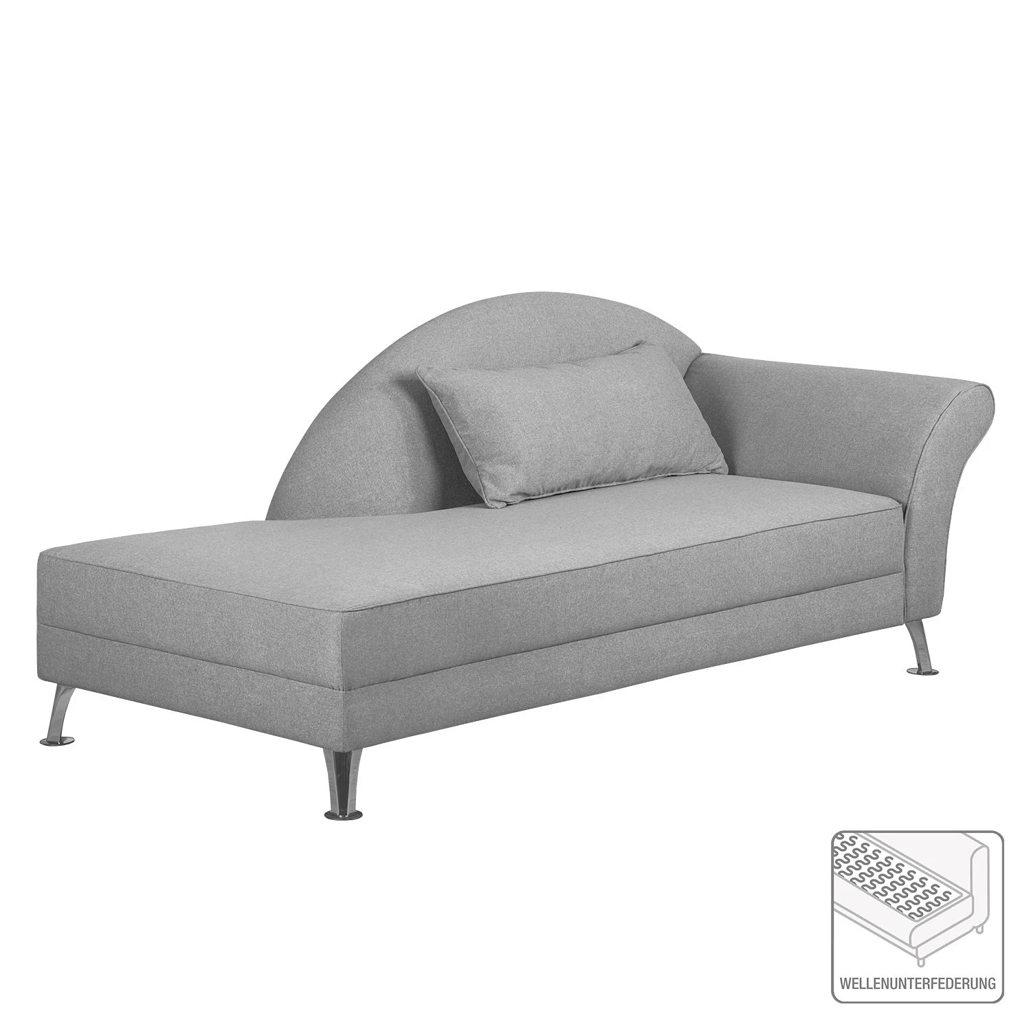 Loftscape Méridienne Kendale II - Gris - Accoudoir monté à droite (vu de face) 4 Loftscape Méridienne Kendale II - Gris - Accoudoir monté à droite (vu de face) – Image 2