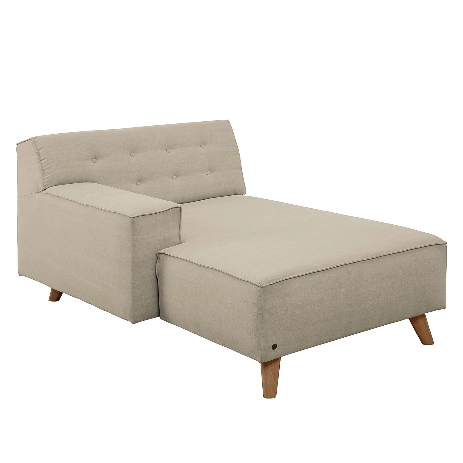 Tom Tailor Méridienne Nordic Chic - Tissu TUS : 1 ecru - Accoudoir monté à gauche (vu de face) 9 Tom Tailor Méridienne Nordic Chic - Tissu TUS : 1 ecru - Accoudoir monté à gauche (vu de face) – Image 7