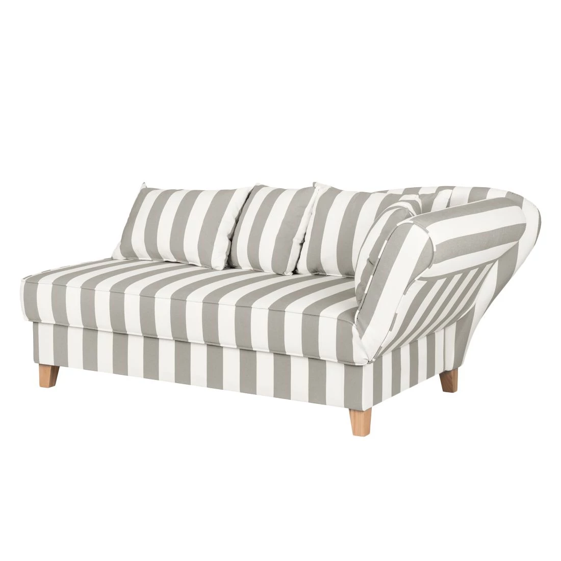 Maison Belfort Récamière Revel I - Gris - Accoudoir monté à droite (vu de face) 6 Maison Belfort Récamière Revel I - Gris - Accoudoir monté à droite (vu de face) – Image 4