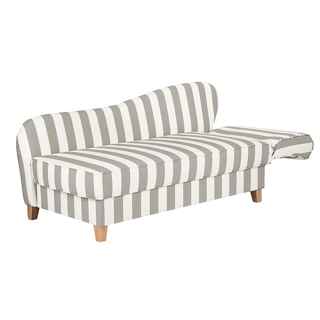 Maison Belfort Récamière Revel I - Gris - Accoudoir monté à droite (vu de face) 4 Maison Belfort Récamière Revel I - Gris - Accoudoir monté à droite (vu de face) – Image 2