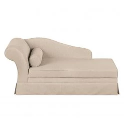 Maison Belfort Dormeuse Summer Romance - Cappuccino - Accoudoir monté à gauche (vu de face) -Meubles de salon Soldes recamiere summer romance webstoff armlehne davorstehend links cappuccino 3430913