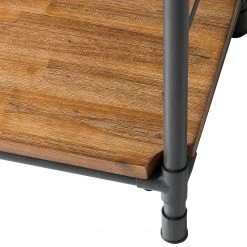 Ars manufacti Étagère échelle Atelier III - Acacia massif / Métal - Acacia marron / Anthracite -Meubles de salon Soldes regal atelier iii akazie massiv metall akazie braun anthrazit 4968216