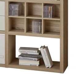 Fredriks Etagère Concept VIII - Imitation chêne / Blanc -Meubles de salon Soldes regal concept viii eiche dekor weiss 1994322