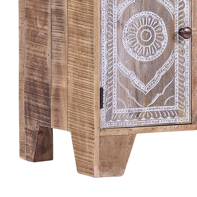 Ars manufacti Étagère Curenna I - Manguier partiellement massif - Manguier / Marron 9 Ars manufacti Étagère Curenna I - Manguier partiellement massif - Manguier / Marron – Image 7