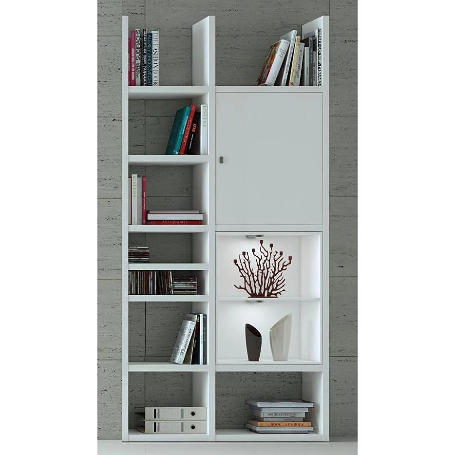 Loftscape Etagère Emporior IV - Blanc - Avec éclairage 6 Loftscape Etagère Emporior IV - Blanc - Avec éclairage – Image 4