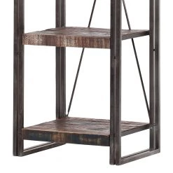 Red Living Etagères Factory III - Manguier massif - Verni -Meubles de salon Soldes regal factory iii mango massiv lackiert 298487