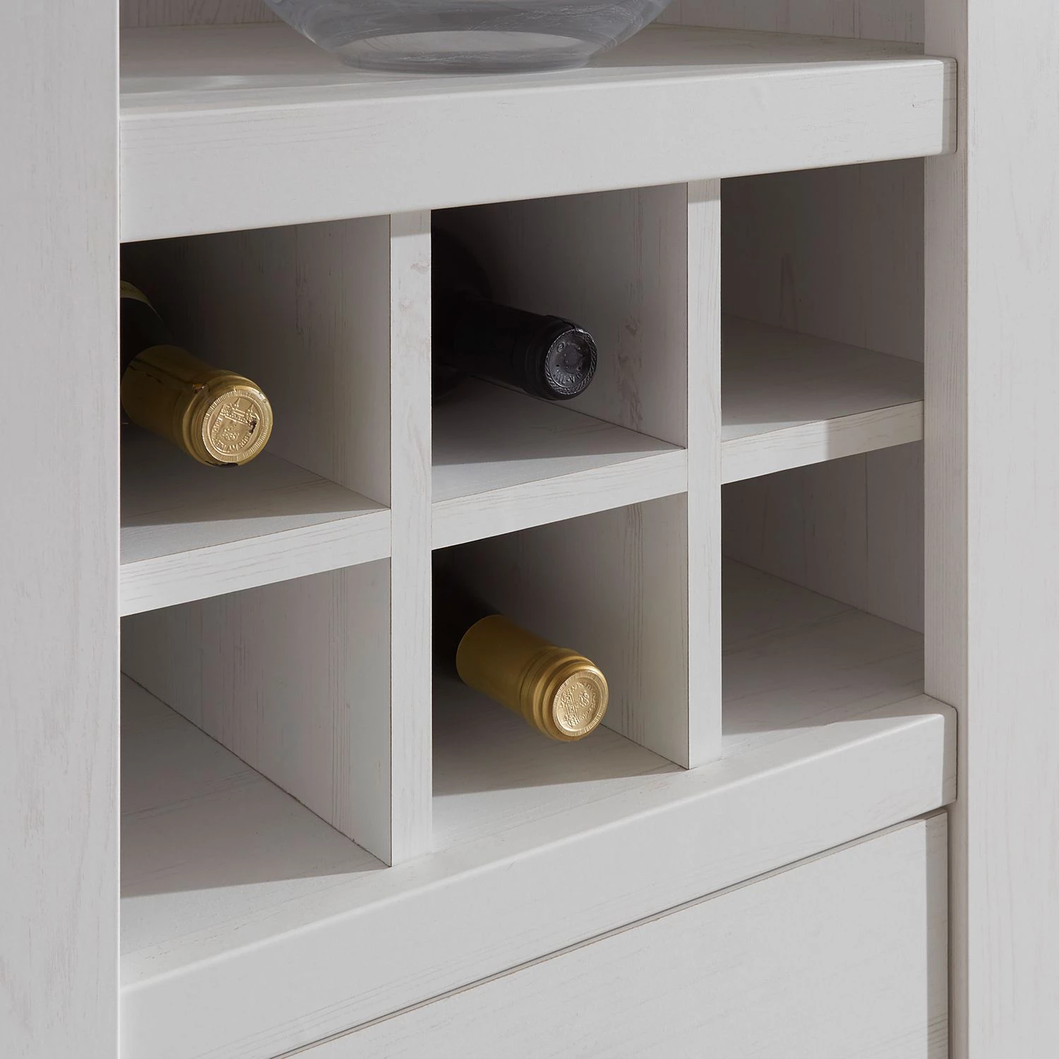 Maison Belfort Ensemble mural Geestland I (4 éléments) - Imitation pin blanc 11 Maison Belfort Ensemble mural Geestland I (4 éléments) - Imitation pin blanc – Image 9