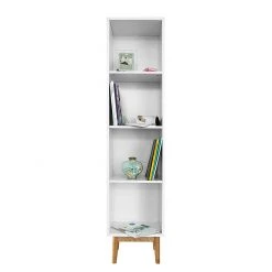 Mørteens Étagère Lindholm I - Blanc / Chêne massif 10 Mørteens Étagère Lindholm I - Blanc / Chêne massif -Meubles de salon Soldes regal lindholm i weiss eiche massiv 1229558
