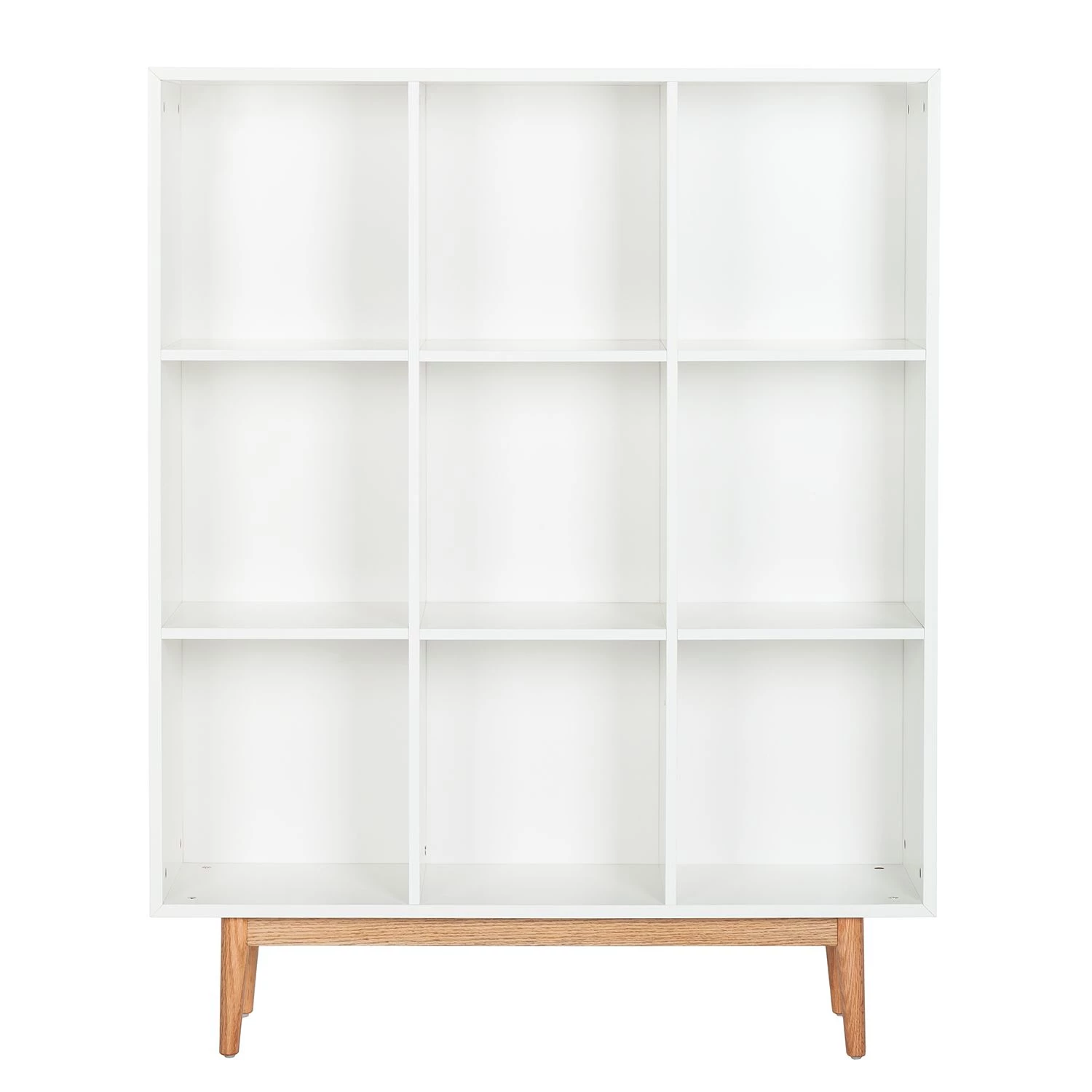 Mørteens Étagère Lindholm III - Blanc / Chêne massif 5 Mørteens Étagère Lindholm III - Blanc / Chêne massif – Image 3