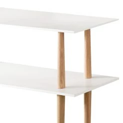Mørteens Etagère Lindholm IV - Blanc - 160 x 168 cm -Meubles de salon Soldes regal lindholm iv eiche teilmassiv matt weiss eiche 60 cm 72 cm 5234220