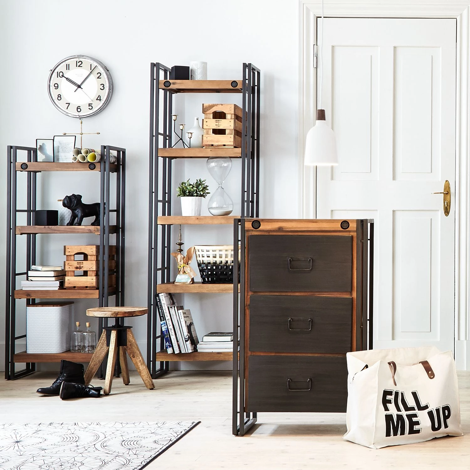 Ars manufacti Commode Manchester - Acacia massif / Métal 5 Ars manufacti Commode Manchester - Acacia massif / Métal – Image 3