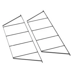 Mørteens Étagère Oxbow I - Paulownia massif / Métal - Paulownia / Noir -Meubles de salon Soldes regal oxbow i paulownia massiv metall paulownia 5033828