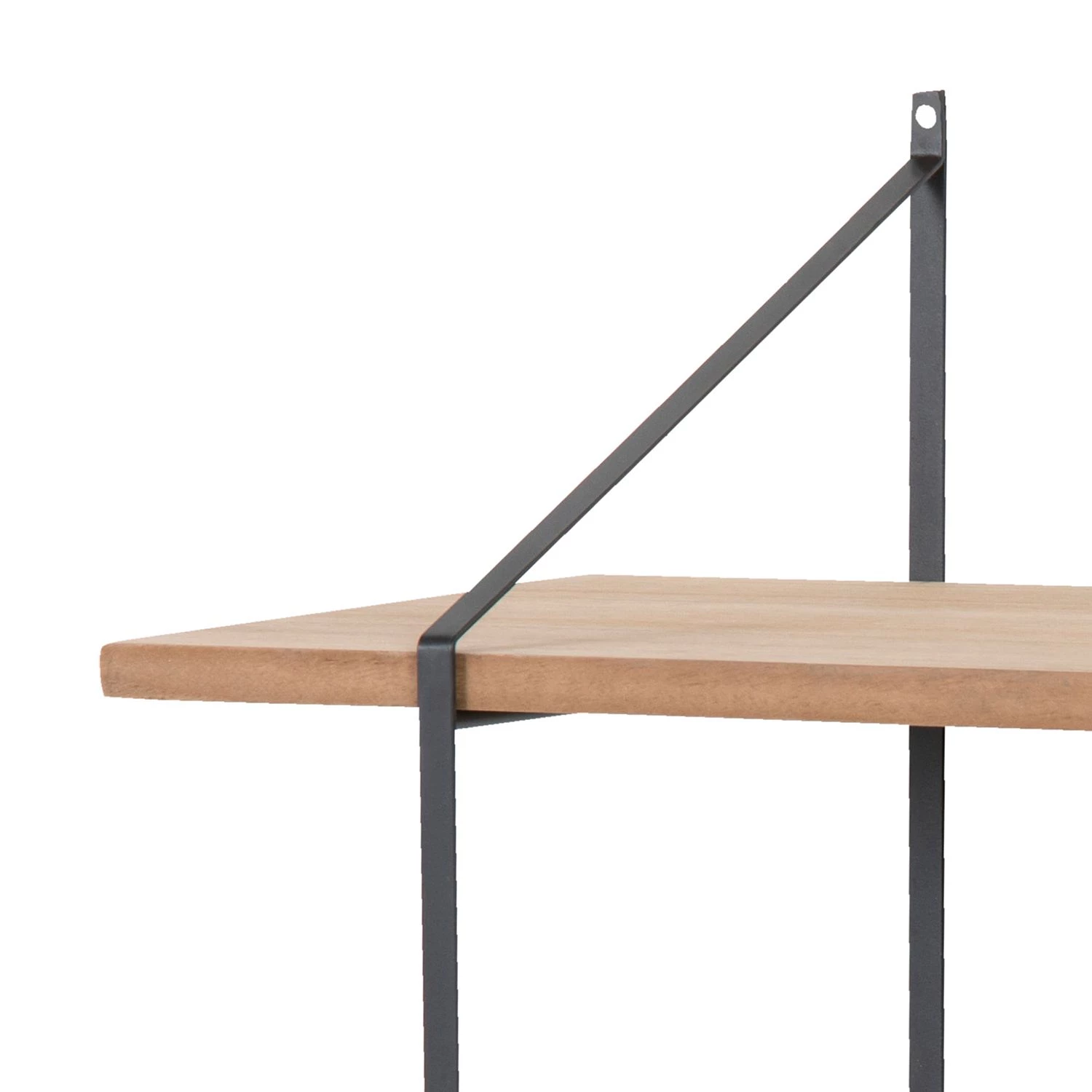 Mørteens Étagère Oxbow II - Paulownia massif / Métal - Paulownia / Noir 8 Mørteens Étagère Oxbow II - Paulownia massif / Métal - Paulownia / Noir – Image 6
