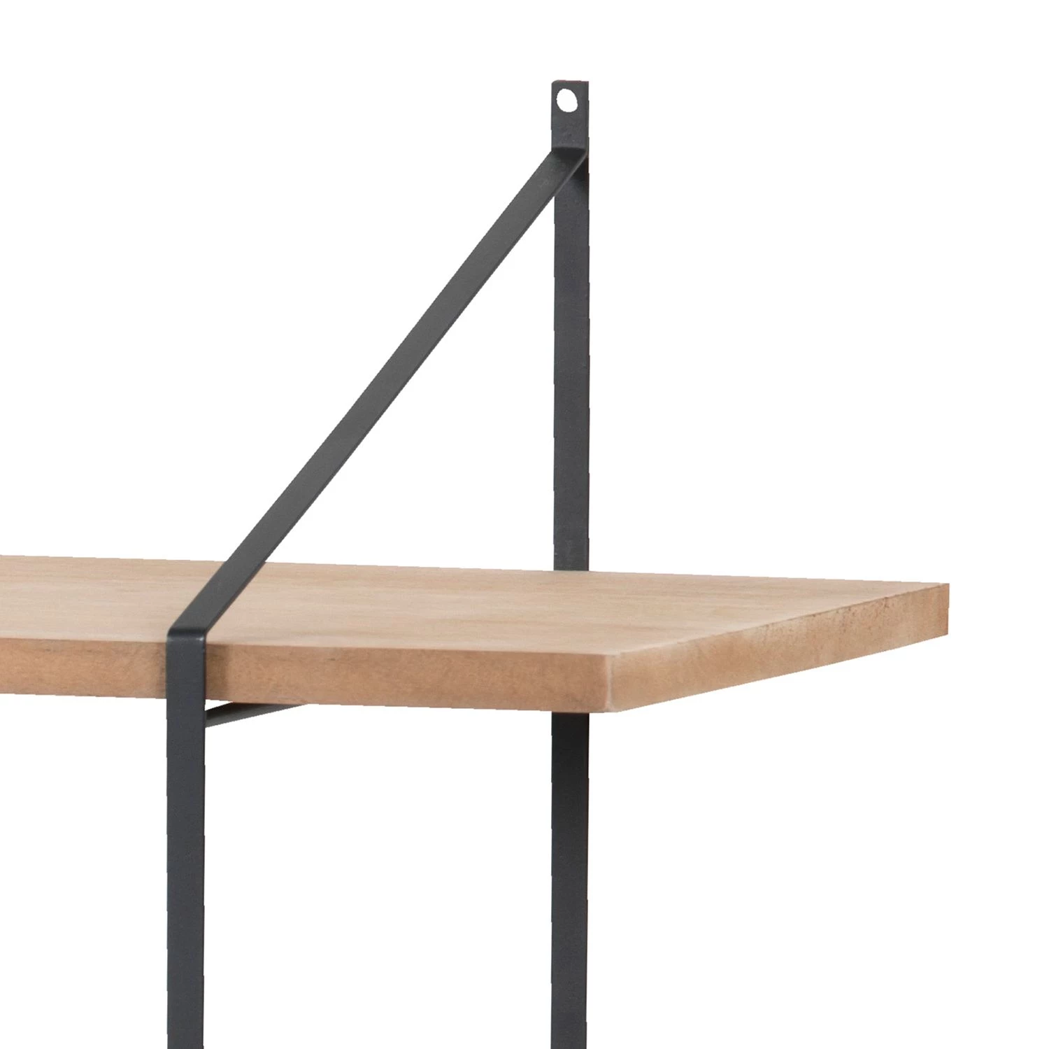Mørteens Étagère Oxbow II - Paulownia massif / Métal - Paulownia / Noir 10 Mørteens Étagère Oxbow II - Paulownia massif / Métal - Paulownia / Noir – Image 8