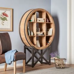 Ars manufacti Étagère Rives - Sapin massif / Métal 14 Ars manufacti Étagère Rives - Sapin massif / Métal -Meubles de salon Soldes regal rives tanne massiv metall 3742528