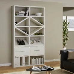 Fredriks Étagère Concept I - Blanc 10 Fredriks Étagère Concept I - Blanc -Meubles de salon Soldes regal rodos i weiss 1890326