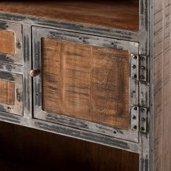 Ars manufacti Étagère Wharton II - Partiellement en acacia massif / Acier -Meubles de salon Soldes regal wharton ii mango teilmassiv stahl 5212224