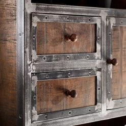 Ars manufacti Étagère Wharton II - Partiellement en acacia massif / Acier -Meubles de salon Soldes regal wharton ii mango teilmassiv stahl 5212248