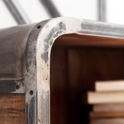 Ars manufacti Étagère Wharton II - Partiellement en acacia massif / Acier -Meubles de salon Soldes regal wharton ii mango teilmassiv stahl 5212256