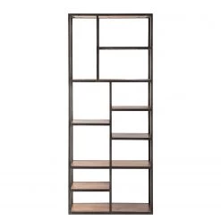 Ars manufacti Étagère Woodson III - Acacia Marron clair -Meubles de salon Soldes regal woodson iii akazie massiv eisen akazie 4572088