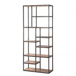 Ars manufacti Étagère Woodson III - Acacia Marron clair -Meubles de salon Soldes regal woodson iii akazie massiv eisen akazie 4572096