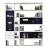 Loftscape Etagère Emporior III.A - Blanc / Noir - Avec éclairage -Meubles de salon Soldes regalwand emporior iii a weiss schwarz 289359