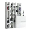 Loftscape Bibliothèque Emporior IV - Blanc brillant -Meubles de salon Soldes regalwand emporior iv hochglanz weiss 1992914