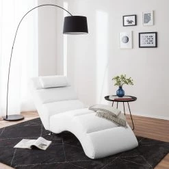 Fredriks Chaise longue de relaxation Califfo - Cuir synthétique 15 Fredriks Chaise longue de relaxation Califfo - Cuir synthétique -Meubles de salon Soldes relaxliege califfo kunstleder weiss 4904588