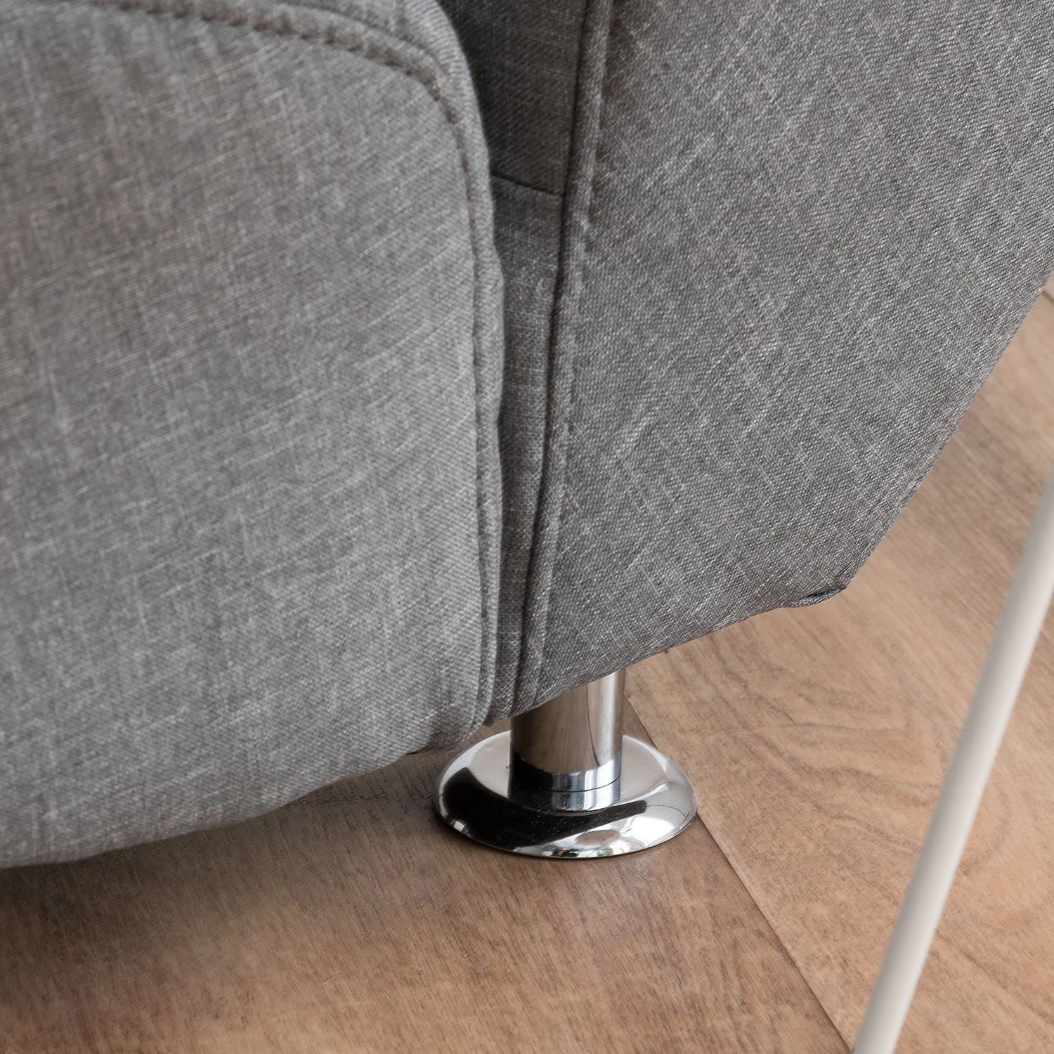 Fredriks Chaise longue de relaxation Califfo - Tissu gris 9 Fredriks Chaise longue de relaxation Califfo - Tissu gris – Image 7