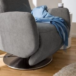 Fredriks Fauteuil de relaxation Biar - Tissu structuré -Meubles de salon Soldes relaxsessel biar strukturstoff zweimotorige verstellung grau 5003752