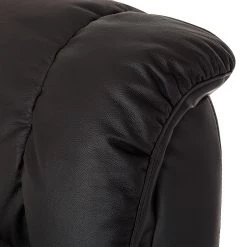 Modoform Fauteuil relax et repose-pieds Grunewald - Cuir véritable / Imitation cuir - Noir - Marron -Meubles de salon Soldes relaxsessel grunewald mit hocker echtleder schwarz 374925