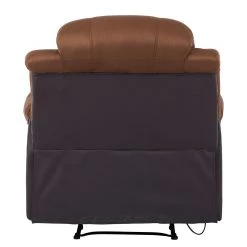 Modoform Fauteuil de relaxation Norden - Microfibre / Imitation cuir - Marron -Meubles de salon Soldes relaxsessel norden microfaser kunstleder braun 1755214