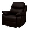 Modoform Fauteuil de relaxation Tetchill - Imitation cuir - Marron foncé -Meubles de salon Soldes relaxsessel tetchill kunstleder braun 4604992