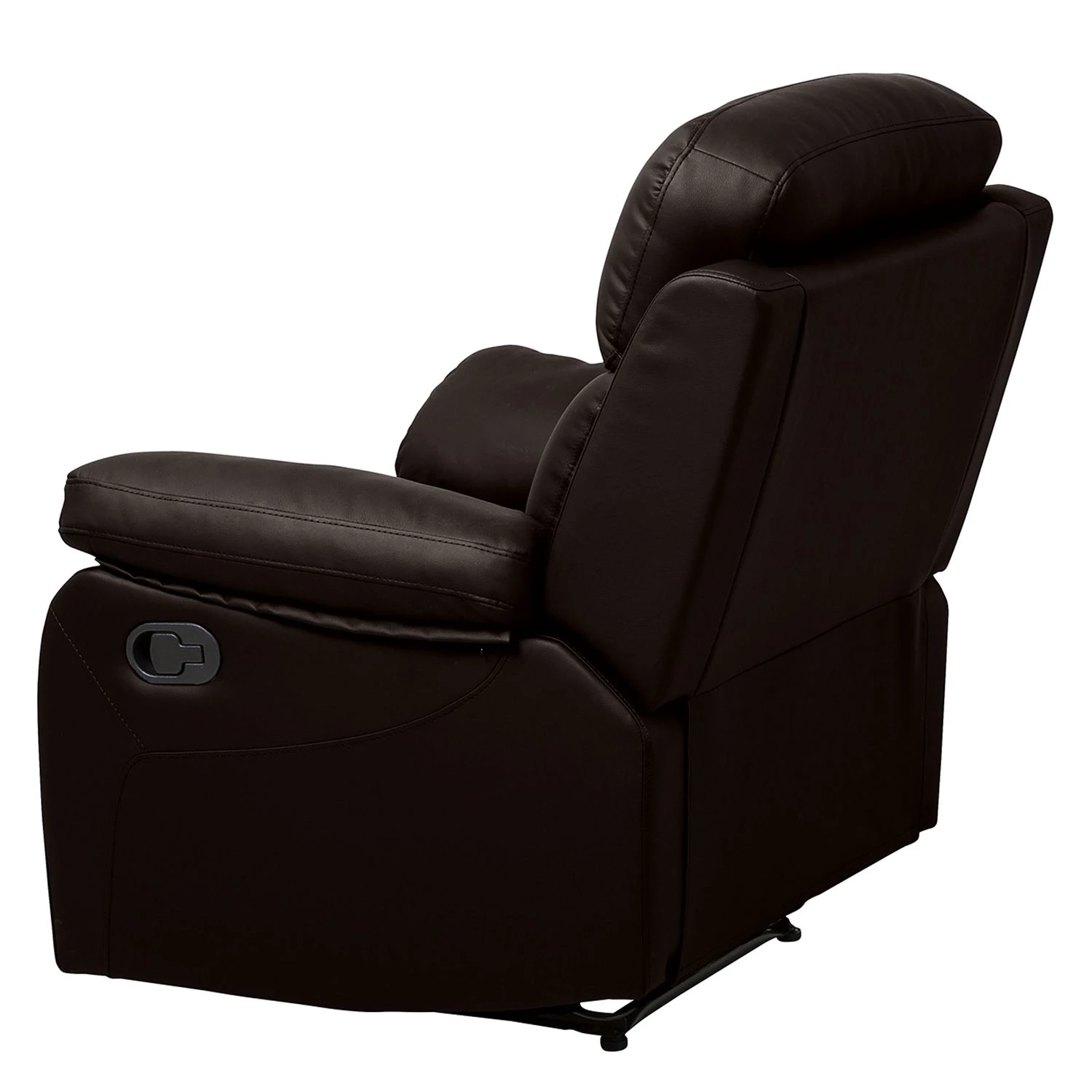 Modoform Fauteuil de relaxation Tetchill - Imitation cuir - Marron foncé 8 Modoform Fauteuil de relaxation Tetchill - Imitation cuir - Marron foncé – Image 6