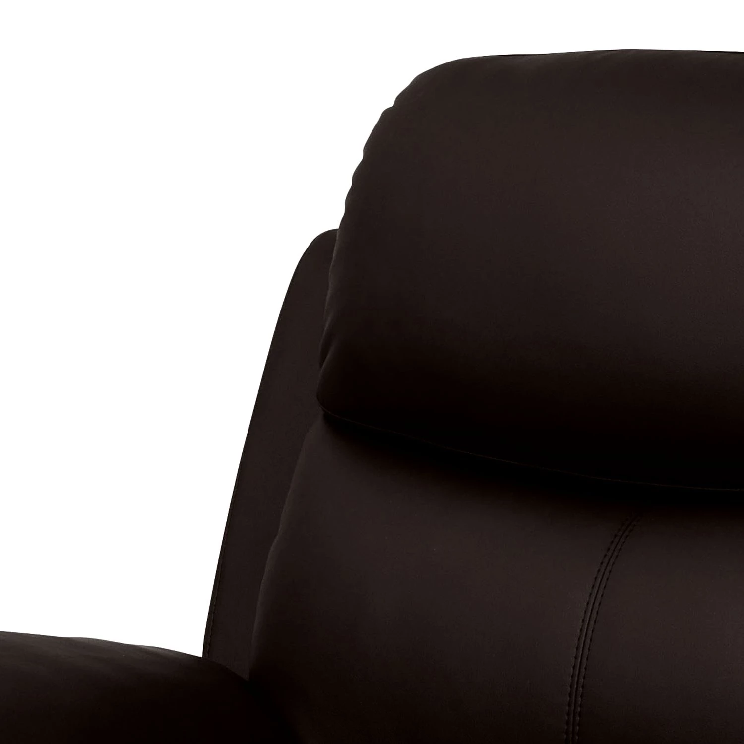 Modoform Fauteuil de relaxation Tetchill - Imitation cuir - Marron foncé 9 Modoform Fauteuil de relaxation Tetchill - Imitation cuir - Marron foncé – Image 7