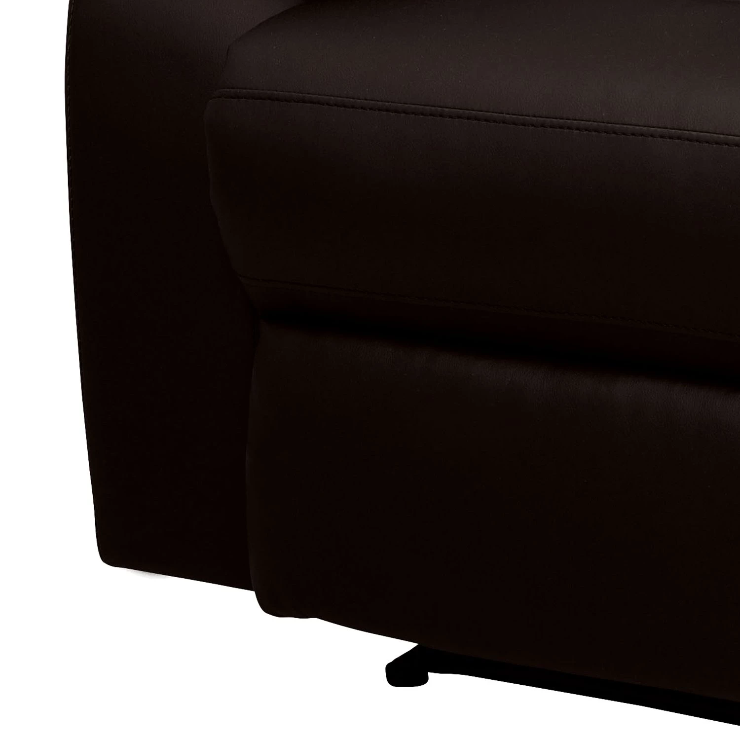 Modoform Fauteuil de relaxation Tetchill - Imitation cuir - Marron foncé 10 Modoform Fauteuil de relaxation Tetchill - Imitation cuir - Marron foncé – Image 8