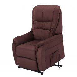 Modoform Fauteuil de relaxation Wishart - Microfibre - Marron -Meubles de salon Soldes relaxsessel wishart mit aufstehhilfe microfaser braun 3116909