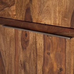 Ars Natura Étagère à portes coulissantes Trangle - Sheesham massif -Meubles de salon Soldes schiebetuerenregal trangle sheesham massiv 702722