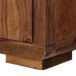 Ars Natura Étagère à portes coulissantes Trangle - Sheesham massif -Meubles de salon Soldes schiebetuerenregal trangle sheesham massiv 702726