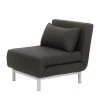 Fredriks Fauteuil convertible Carmack II - Gris foncé 1 Fredriks Fauteuil convertible Carmack II - Gris foncé -Meubles de salon Soldes schlafsessel carmack ii webstoff dunkelgrau 4163324