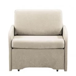 Modoform Fauteuil convertible Disley - Tissu -Meubles de salon Soldes schlafsessel disley webstoff creme schmale armlehne 5103140