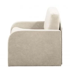 Modoform Fauteuil convertible Disley - Tissu -Meubles de salon Soldes schlafsessel disley webstoff creme schmale armlehne 5103144
