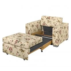 Mooved Fauteuil convertible Finne - Tissé à plat - Marron / Rouge -Meubles de salon Soldes schlafsessel finne flachgewebe braun rot 4132060